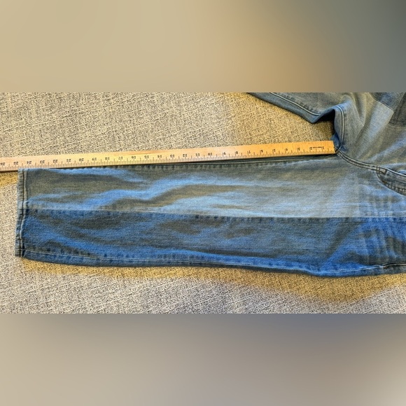 Madewell Classic Straight Two-Tone Denim Blue Jeans Sz 27 - Picture 14 of 14